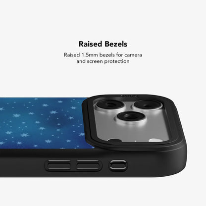 Moon Mist | Starry Midnight Blue iPhone Case