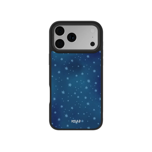 Moon Mist | Starry Midnight Blue iPhone Case