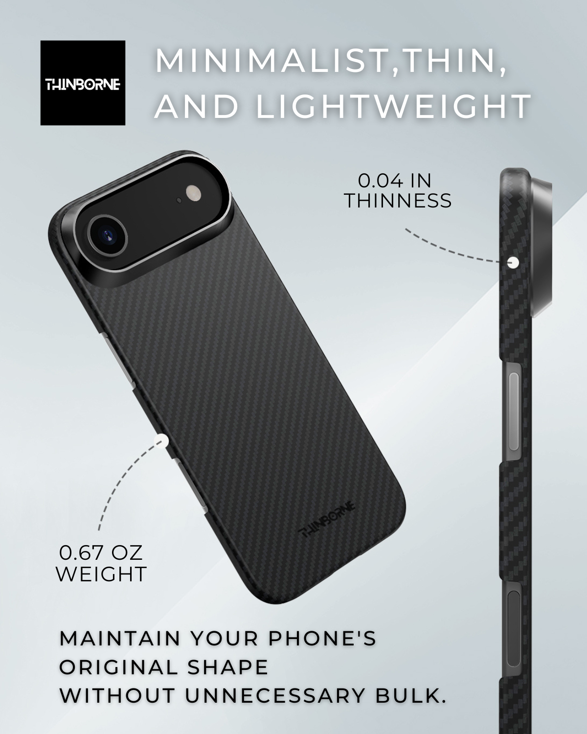 iPhone Air Case - Super Thin | Aramid Fiber | MagSafe