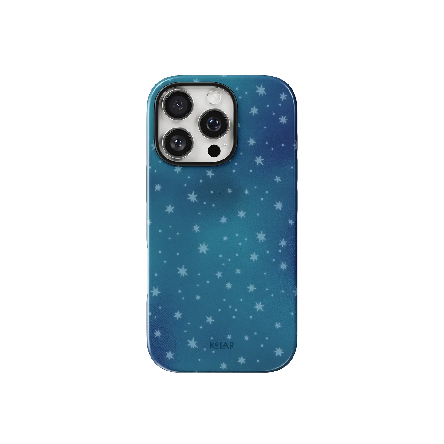 Moon Mist | Starry Midnight Blue iPhone Case