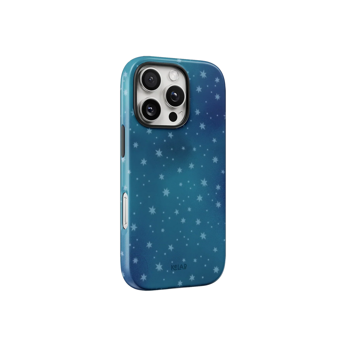 Moon Mist | Starry Midnight Blue iPhone Case